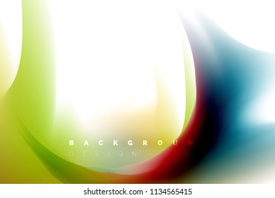 Holographic paint explosion design, fluid colors flow, colorful storm. Liquid mixing colours motion concept, trendy abstract background layout template for business presentation, app wallpaper banner