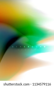 Holographic paint explosion design, fluid colors flow, colorful storm. Liquid mixing colours motion concept, trendy abstract background layout template for business presentation, app wallpaper banner