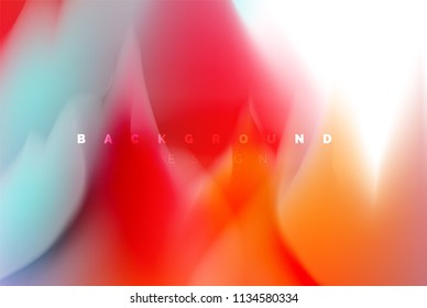 Holographic paint explosion design, fluid colors flow, colorful storm. Liquid mixing colours motion concept, trendy abstract background layout template for business presentation, app wallpaper banner