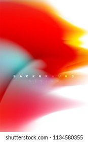 Holographic paint explosion design, fluid colors flow, colorful storm. Liquid mixing colours motion concept, trendy abstract background layout template for business presentation, app wallpaper banner