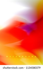 Holographic paint explosion design, fluid colors flow, colorful storm. Liquid mixing colours motion concept, trendy abstract background layout template for business presentation, app wallpaper banner