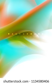 Holographic paint explosion design, fluid colors flow, colorful storm. Liquid mixing colours motion concept, trendy abstract background layout template for business presentation, app wallpaper banner