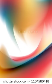 Holographic paint explosion design, fluid colors flow, colorful storm. Liquid mixing colours motion concept, trendy abstract background layout template for business presentation, app wallpaper banner