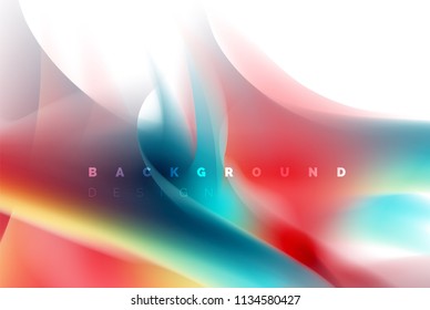 Holographic paint explosion design, fluid colors flow, colorful storm. Liquid mixing colours motion concept, trendy abstract background layout template for business presentation, app wallpaper banner