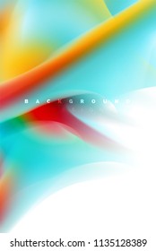 Holographic paint explosion design, fluid colors flow, colorful storm. Liquid mixing colours motion concept, trendy abstract background layout template for business presentation, app wallpaper banner