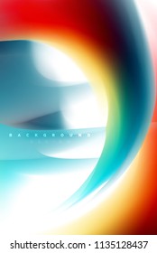 Holographic paint explosion design, fluid colors flow, colorful storm. Liquid mixing colours motion concept, trendy abstract background layout template for business presentation, app wallpaper banner