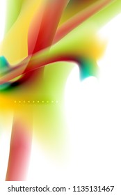 Holographic paint explosion design, fluid colors flow, colorful storm. Liquid mixing colours motion concept, trendy abstract background layout template for business presentation, app wallpaper banner