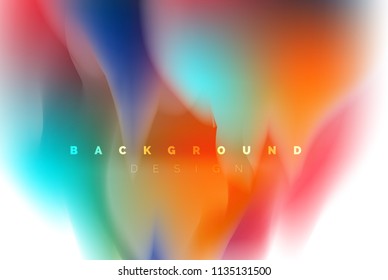 Holographic paint explosion design, fluid colors flow, colorful storm. Liquid mixing colours motion concept, trendy abstract background layout template for business presentation, app wallpaper banner
