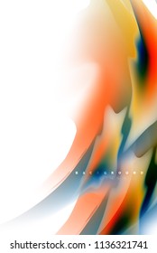 Diseño de explosión de pintura holográfica, flujo de colores fluidos, tormenta colorida. Diseño de movimiento de colores de mezcla líquida, plantilla de diseño de fondo abstracto de moda para presentación de negocios, banner de papel tapiz de aplicación