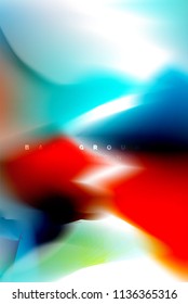 Holographic paint explosion design, fluid colors flow, colorful storm. Liquid mixing colours motion concept, trendy abstract background layout template for business presentation, app wallpaper banner