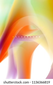Holographic paint explosion design, fluid colors flow, colorful storm. Liquid mixing colours motion concept, trendy abstract background layout template for business presentation, app wallpaper banner