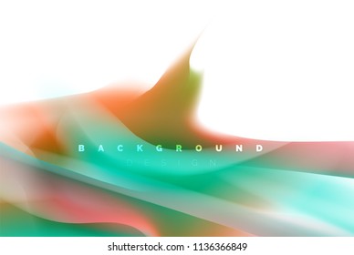 Holographic paint explosion design, fluid colors flow, colorful storm. Liquid mixing colours motion concept, trendy abstract background layout template for business presentation, app wallpaper banner