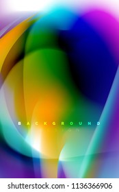 Holographic paint explosion design, fluid colors flow, colorful storm. Liquid mixing colours motion concept, trendy abstract background layout template for business presentation, app wallpaper banner
