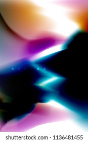 Diseño de explosión de pintura holográfica, flujo de colores fluidos, tormenta colorida. Diseño de movimiento de colores de mezcla líquida, plantilla de diseño de fondo abstracto de moda para presentación de negocios, banner de papel tapiz de aplicación