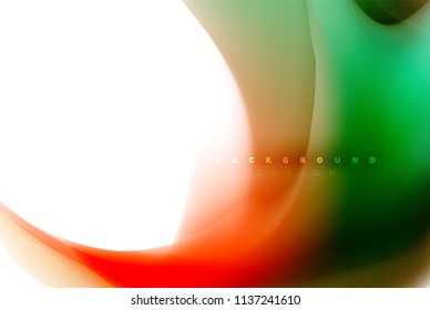 Holographic paint explosion design, fluid colors flow, colorful storm. Liquid mixing colours motion concept, trendy abstract background layout template for business presentation, app wallpaper banner