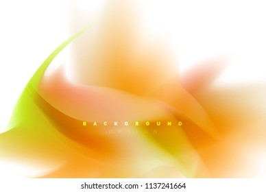 Holographic paint explosion design, fluid colors flow, colorful storm. Liquid mixing colours motion concept, trendy abstract background layout template for business presentation, app wallpaper banner