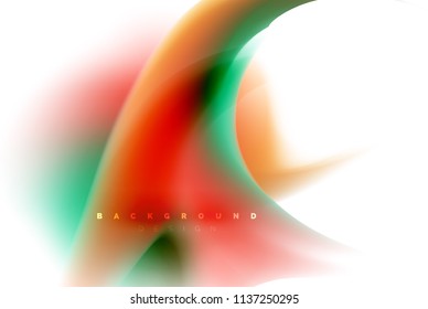 Holographic paint explosion design, fluid colors flow, colorful storm. Liquid mixing colours motion concept, trendy abstract background layout template for business presentation, app wallpaper banner