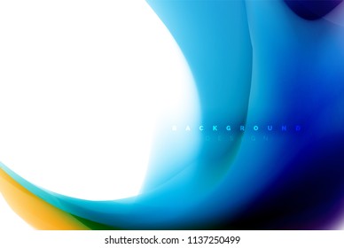 Holographic paint explosion design, fluid colors flow, colorful storm. Liquid mixing colours motion concept, trendy abstract background layout template for business presentation, app wallpaper banner