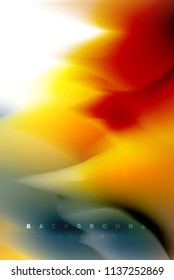 Holographic paint explosion design, fluid colors flow, colorful storm. Liquid mixing colours motion concept, trendy abstract background layout template for business presentation, app wallpaper banner
