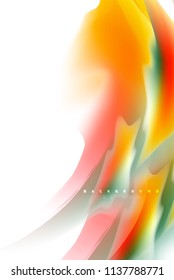 Diseño de explosión de pintura holográfica, flujo de colores fluidos, tormenta colorida. Diseño de movimiento de colores de mezcla líquida, plantilla de diseño de fondo abstracto de moda para presentación de negocios, banner de papel tapiz de aplicación