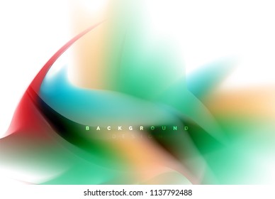 Holographic paint explosion design, fluid colors flow, colorful storm. Liquid mixing colours motion concept, trendy abstract background layout template for business presentation, app wallpaper banner