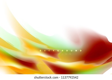 Holographic paint explosion design, fluid colors flow, colorful storm. Liquid mixing colours motion concept, trendy abstract background layout template for business presentation, app wallpaper banner