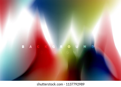 Holographic paint explosion design, fluid colors flow, colorful storm. Liquid mixing colours motion concept, trendy abstract background layout template for business presentation, app wallpaper banner