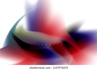 Diseño de explosión de pintura holográfica, flujo de colores fluidos, tormenta colorida. Diseño de movimiento de colores de mezcla líquida, plantilla de diseño de fondo abstracto de moda para presentación de negocios, banner de papel tapiz de aplicación