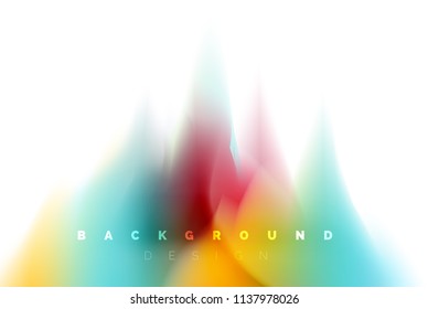 Holographic paint explosion design, fluid colors flow, colorful storm. Liquid mixing colours motion concept, trendy abstract background layout template for business presentation, app wallpaper banner