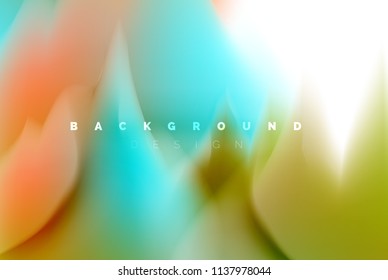 Holographic paint explosion design, fluid colors flow, colorful storm. Liquid mixing colours motion concept, trendy abstract background layout template for business presentation, app wallpaper banner