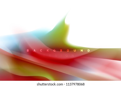 Holographic paint explosion design, fluid colors flow, colorful storm. Liquid mixing colours motion concept, trendy abstract background layout template for business presentation, app wallpaper banner