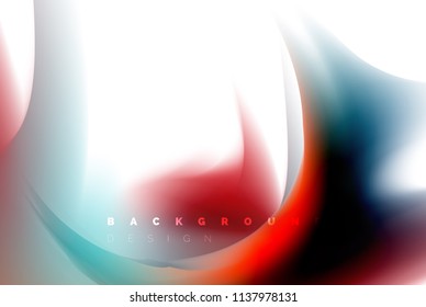 Holographic paint explosion design, fluid colors flow, colorful storm. Liquid mixing colours motion concept, trendy abstract background layout template for business presentation, app wallpaper banner