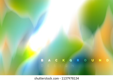 Holographic paint explosion design, fluid colors flow, colorful storm. Liquid mixing colours motion concept, trendy abstract background layout template for business presentation, app wallpaper banner