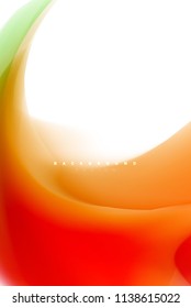 Holographic paint explosion design, fluid colors flow, colorful storm. Liquid mixing colours motion concept, trendy abstract background layout template for business presentation, app wallpaper banner