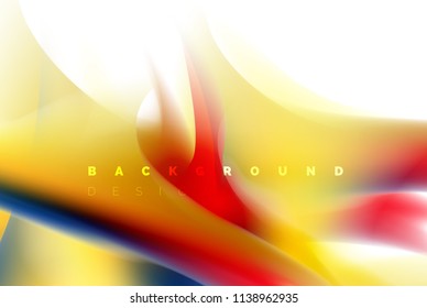 Holographic paint explosion design, fluid colors flow, colorful storm. Liquid mixing colours motion concept, trendy abstract background layout template for business presentation, app wallpaper banner