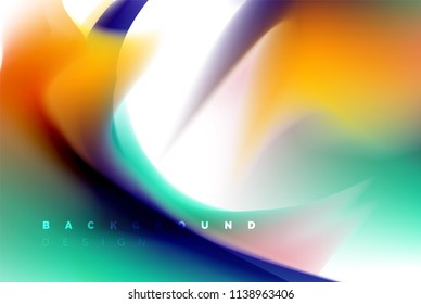 Holographic paint explosion design, fluid colors flow, colorful storm. Liquid mixing colours motion concept, trendy abstract background layout template for business presentation, app wallpaper banner