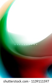 Holographic paint explosion design, fluid colors flow, colorful storm. Liquid mixing colours motion concept, trendy abstract background layout template for business presentation, app wallpaper banner