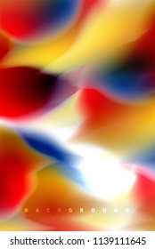 Diseño de explosión de pintura holográfica, flujo de colores fluidos, tormenta colorida. Diseño de movimiento de colores de mezcla líquida, plantilla de diseño de fondo abstracto de moda para presentación de negocios, banner de papel tapiz de aplicación