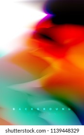 Holographic paint explosion design, fluid colors flow, colorful storm. Liquid mixing colours motion concept, trendy abstract background layout template for business presentation, app wallpaper banner