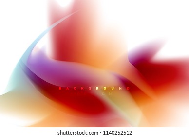 Holographic paint explosion design, fluid colors flow, colorful storm. Liquid mixing colours motion concept, trendy abstract background layout template for business presentation, app wallpaper banner
