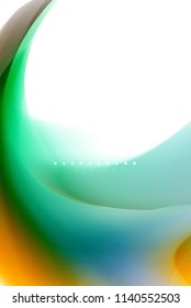 Holographic paint explosion design, fluid colors flow, colorful storm. Liquid mixing colours motion concept, trendy abstract background layout template for business presentation, app wallpaper banner