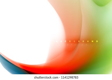 Holographic paint explosion design, fluid colors flow, colorful storm. Liquid mixing colours motion concept, trendy abstract background layout template for business presentation, app wallpaper banner