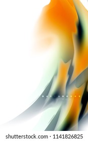 Holographic paint explosion design, fluid colors flow, colorful storm. Liquid mixing colours motion concept, trendy abstract background layout template for business presentation, app wallpaper banner