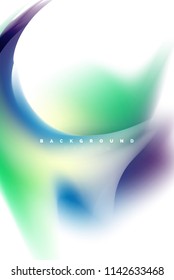 Holographic paint explosion design, fluid colors flow, colorful storm. Liquid mixing colours motion concept, trendy abstract background layout template for business presentation, app wallpaper banner