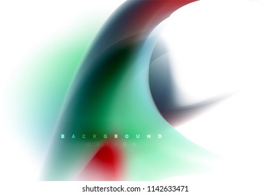 Holografische Farbexplosionsdesign, fließende Farben, bunter Sturm. Motion-Konzept für die Flüssig-Mischfarben, trendige abstrakte Hintergrund-Layout-Vorlage für die Geschäftspräsentation, App-Bildschirmhintergrund