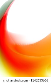 Holographic paint explosion design, fluid colors flow, colorful storm. Liquid mixing colours motion concept, trendy abstract background layout template for business presentation, app wallpaper banner