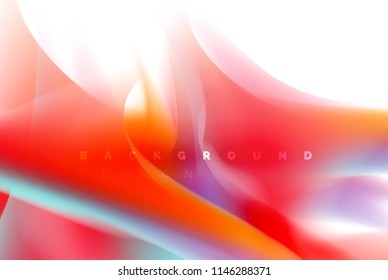 Holographic paint explosion design, fluid colors flow, colorful storm. Liquid mixing colours motion concept, trendy abstract background layout template for business presentation, app wallpaper banner