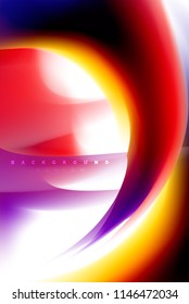 Holographic paint explosion design, fluid colors flow, colorful storm. Liquid mixing colours motion concept, trendy abstract background layout template for business presentation, app wallpaper banner