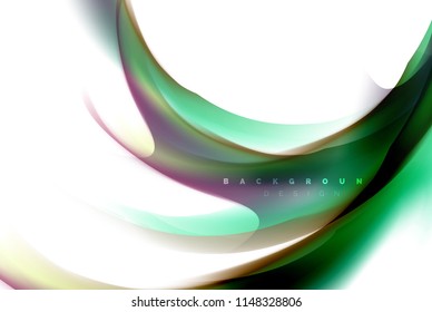 Holographic paint explosion design, fluid colors flow, colorful storm. Liquid mixing colours motion concept, trendy abstract background layout template for business presentation, app wallpaper banner
