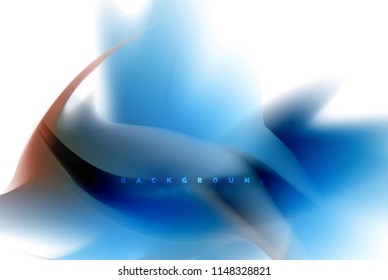Holographic paint explosion design, fluid colors flow, colorful storm. Liquid mixing colours motion concept, trendy abstract background layout template for business presentation, app wallpaper banner